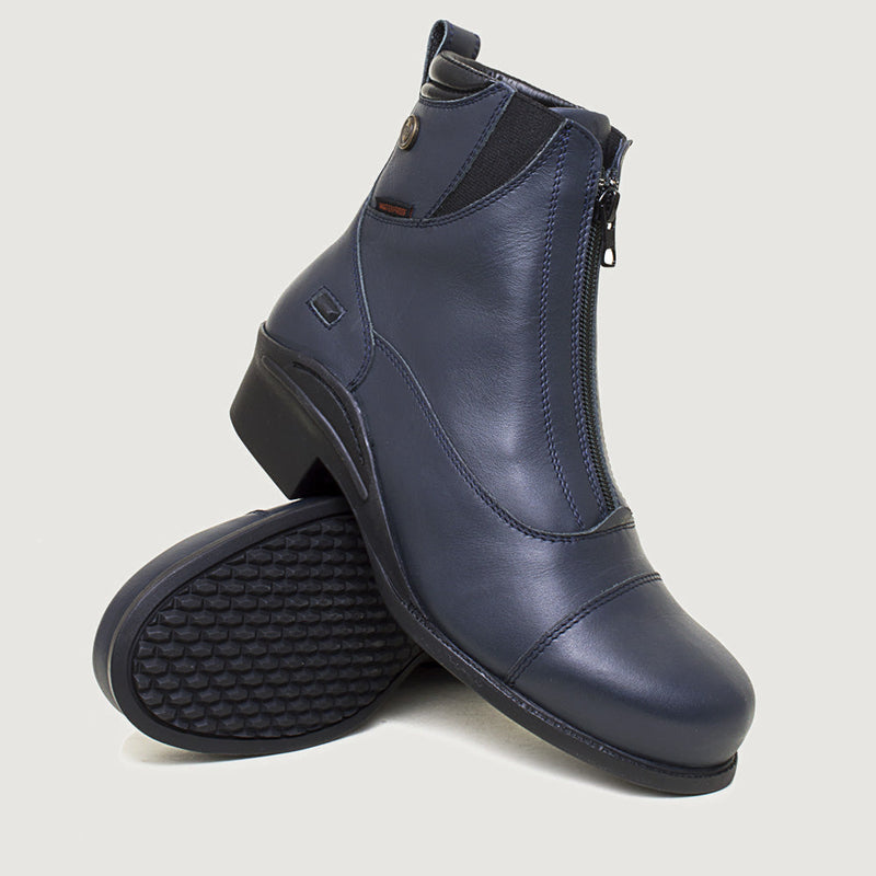 Idaho Storm Waterproof Jodhpur Riding Boots - Navy