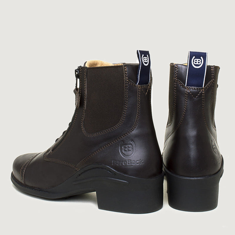 Bramham Zip Jodhpur Boots - Brown