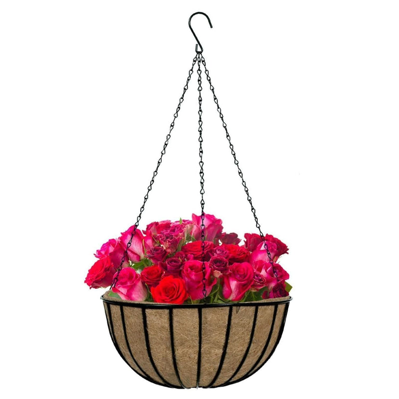 14 Inch Natural Coco Fibre Hanging Basket Liner for Plants