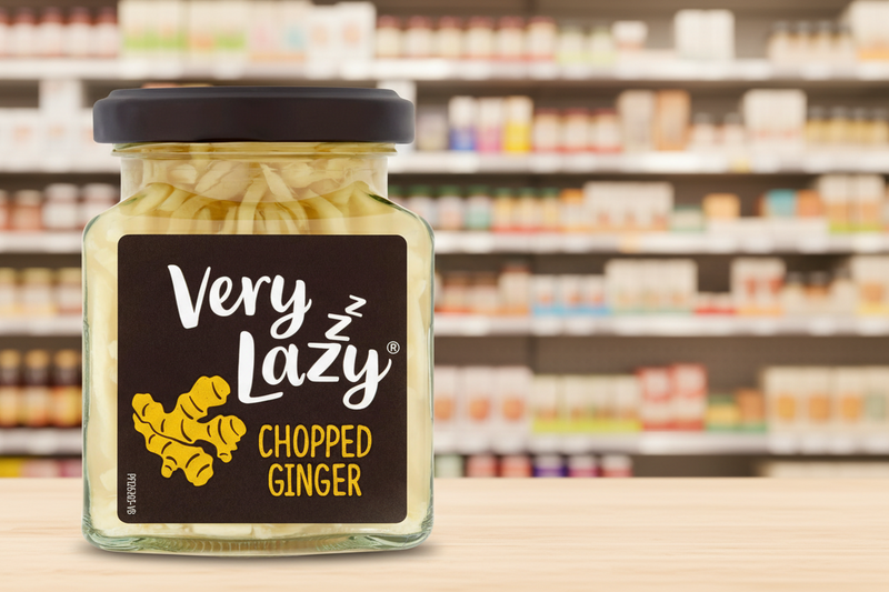6 x Very Lazy Ginger Chopped - 190G
