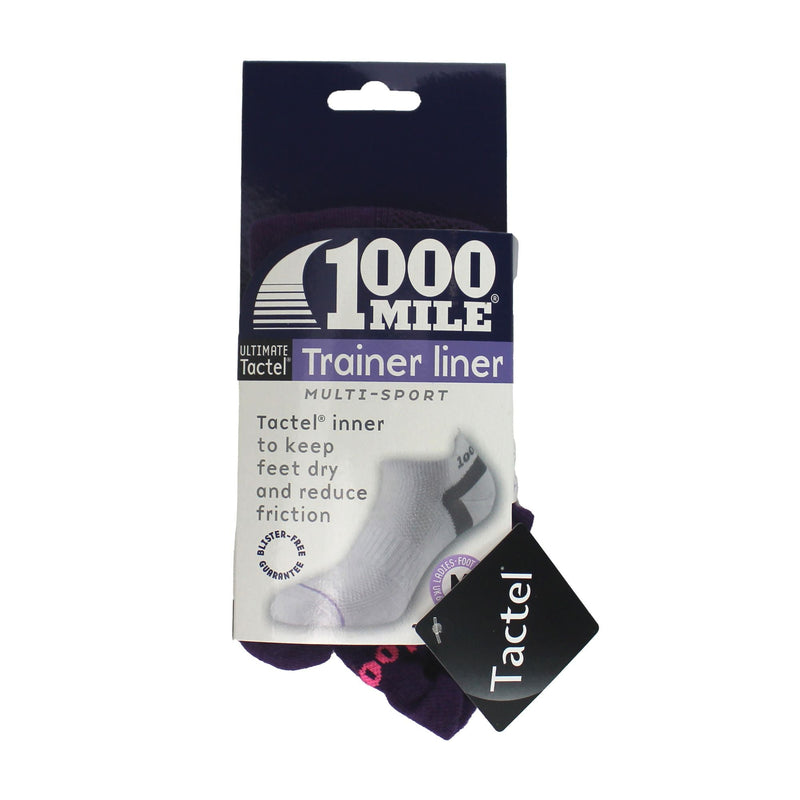 1 Pack Ladies Ultimate Low Cut Double Layer Trainer Socks