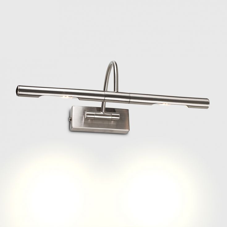 Wall Light Twin Chrome LED