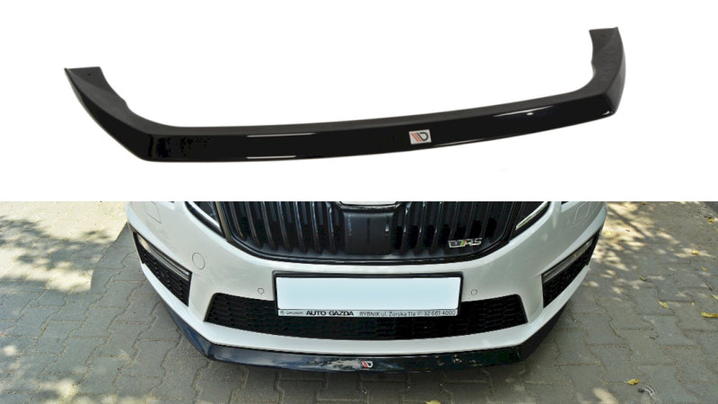 Maxton Design - FRONT SPLITTER V.2 SKODA OCTAVIA MK3 VRS/ MK3.5 VRS