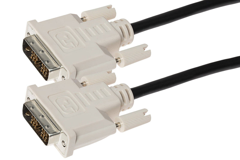 Maplin DVI-D to DVI-D 18+1 Pin Single Link Cable - White, 2m