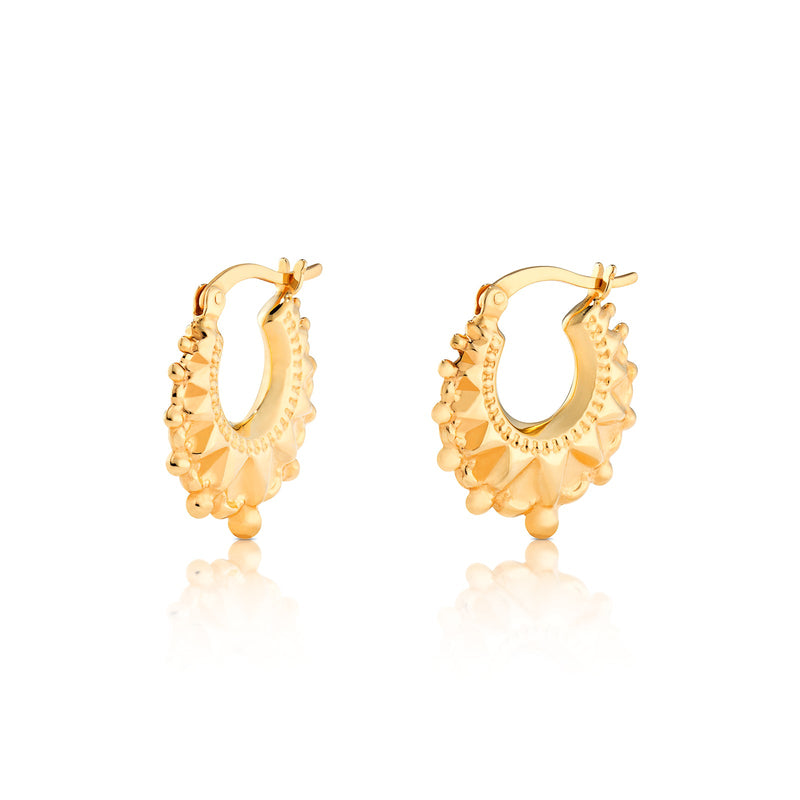15mm Creole Hoop Earrings