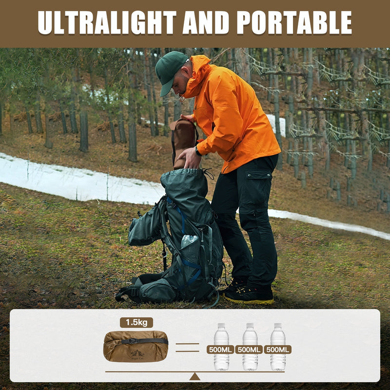 Night Cat 2 Person Ultra Lightweight Backpacking Tent