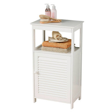 White Wood Floor Cabinet | Shutter