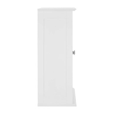 White Wood 2 Door Wall Cabinet | Shutter
