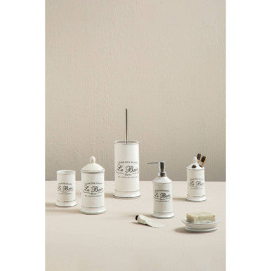 White Ceramic Soap Dish | Le Bain