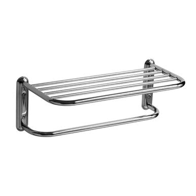 Chrome Finish Wall Mountable Towel Shelf | Dara