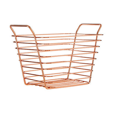 Small Gold Finish Wire Basket | Shine
