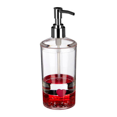 Floating Acrylic Hearts Lotion Dispenser | Floating Hearts