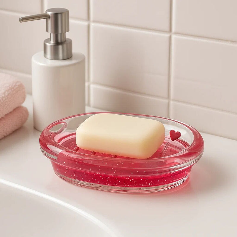 Hearts Soap Dish | Acrylic
