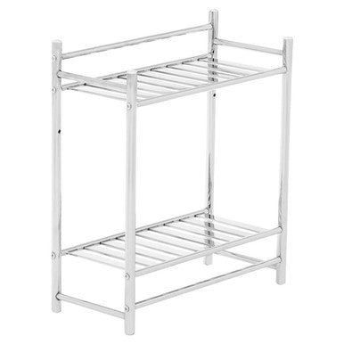 Chrome Finish 2 Tier Towel Shelves | Dara
