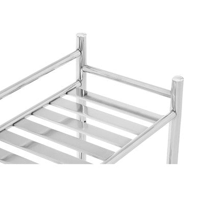 Chrome Finish 2 Tier Towel Shelves | Dara