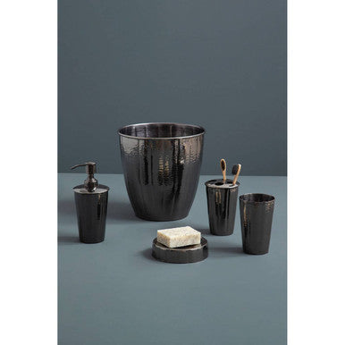 Hammered Black Nickel Finish Toothbrush Holder | Vaco