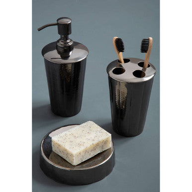Hammered Black Nickel Finish Lotion Dispenser | Vaco