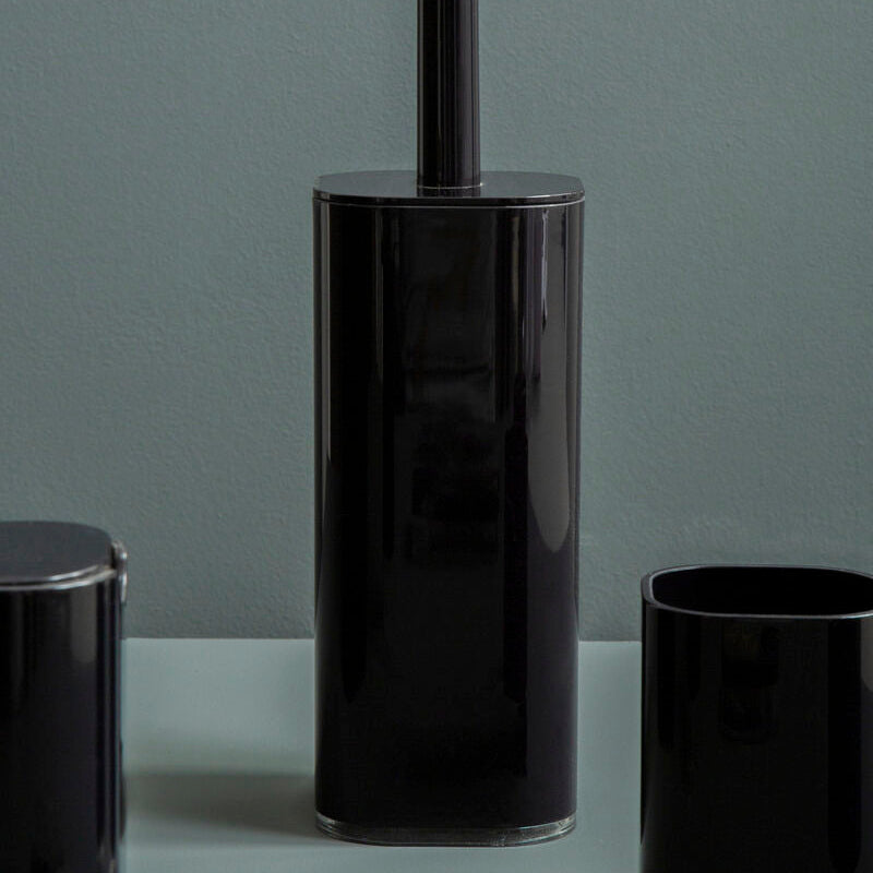 Black Acrylic Toilet Brush Holder | Ando