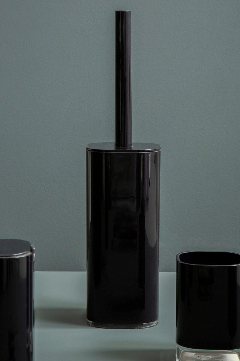 Black Acrylic Toilet Brush Holder | Ando