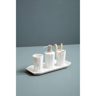 Two Compartment Toothbrush Holder | Riviera