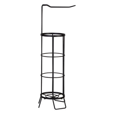 Black Toilet Roll Holder and Storer | Linnea