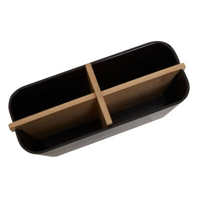 Black 4 Section Organiser | Canyon
