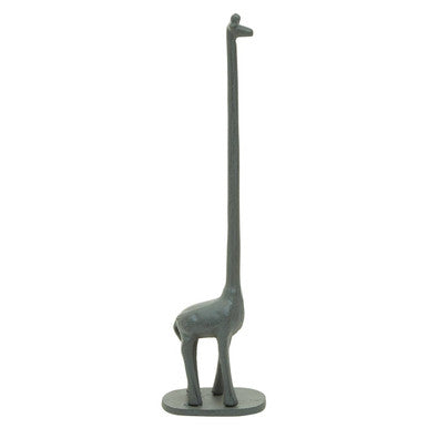 Grey Finish Giraffe Toilet Roll Holder | Fauna