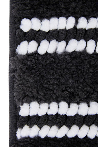 Small Charcoal Grey Bath Mat | Soak