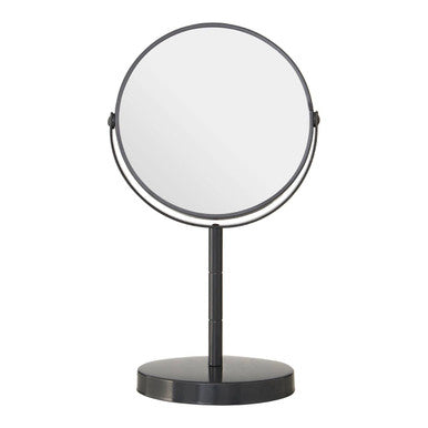 Grey Metal Small Swivel Table Mirror | Marisha