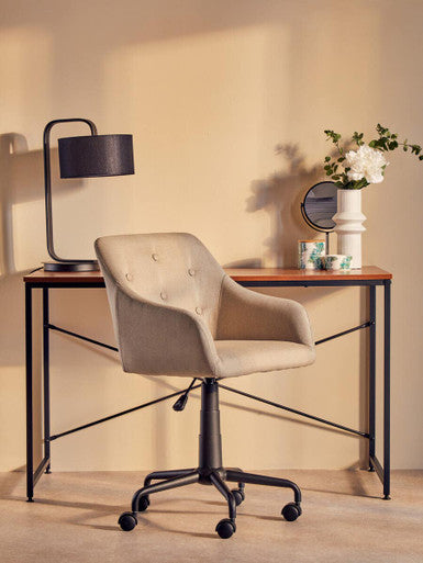 Grey Metal Small Swivel Table Mirror | Marisha