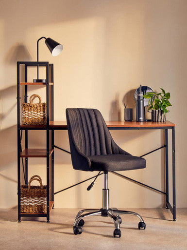 Grey Metal Small Swivel Table Mirror | Marisha