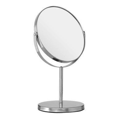 Silver Effect Metal Swivel Table Mirror | Marisha