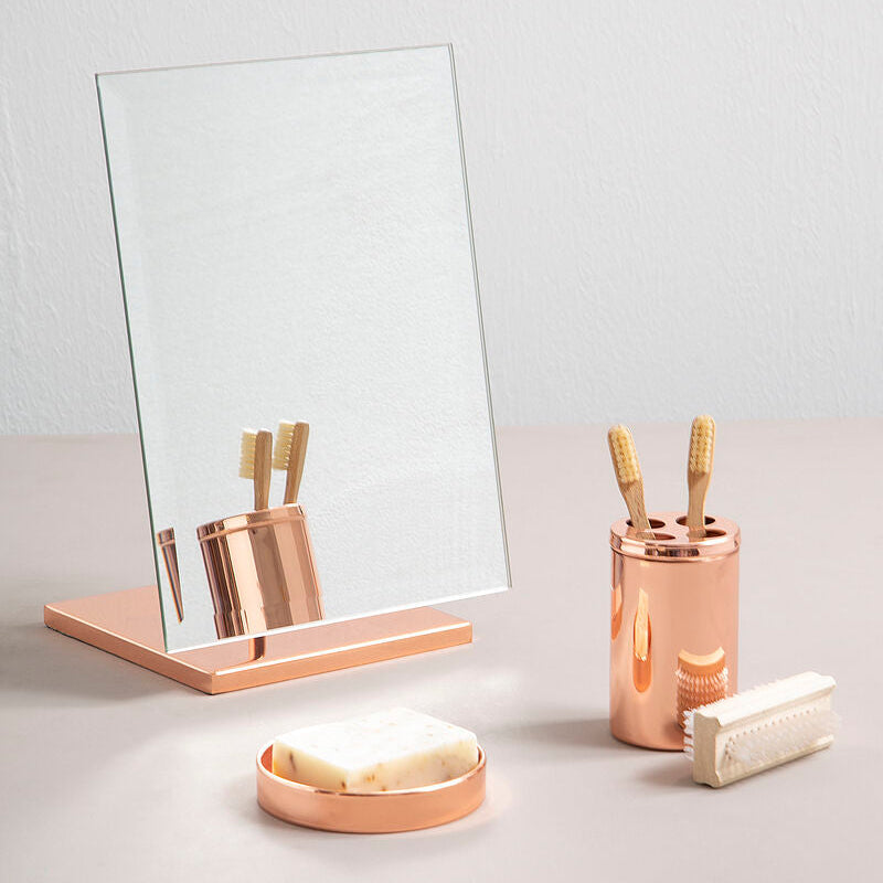 Rose Gold Table Mirror | Clara