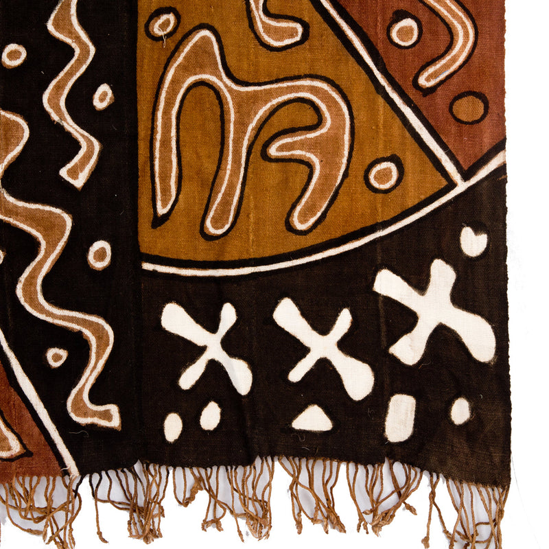 Hand Painted Handwoven Throw TR43