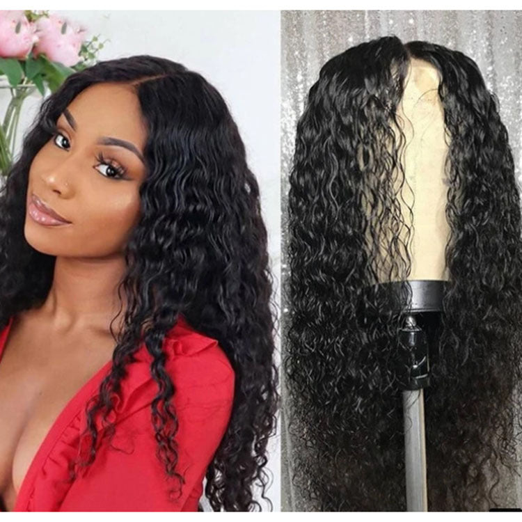 Long Small-Curl Wig - African Style