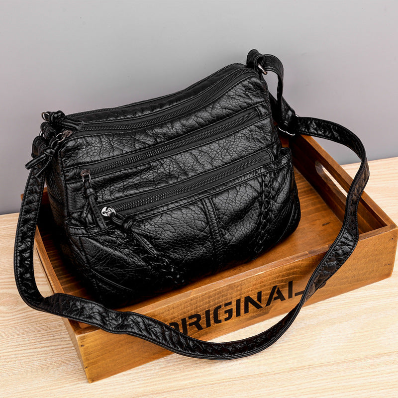 Soft Leather Sense Large Capacity Ladies Messenger Bag