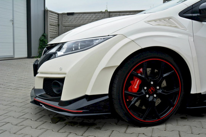 Maxton Design - FRONT SPLITTER V.2 HONDA CIVIC IX TYPE R (2015-2017)
