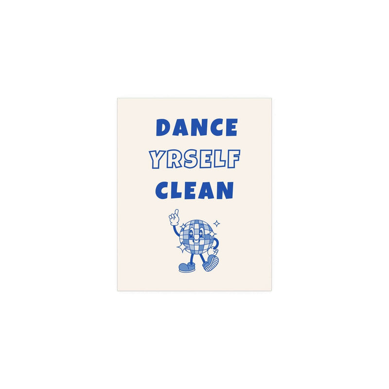 LCD Soundsystem - Dance Yrself Clean (Off-white + Blue)