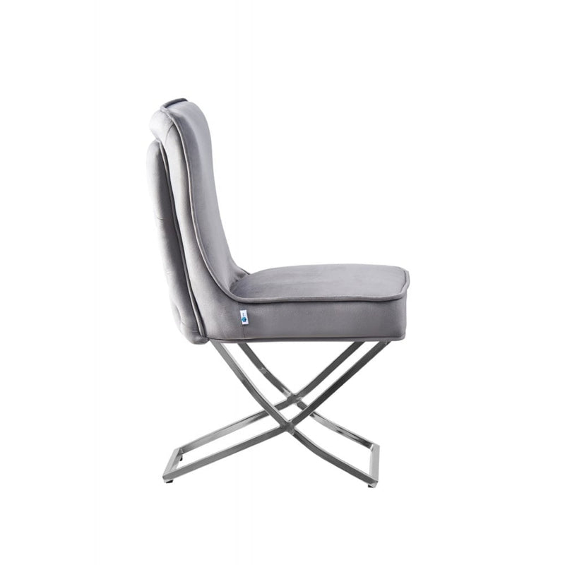 Trafalgar Velvet Dining Chair