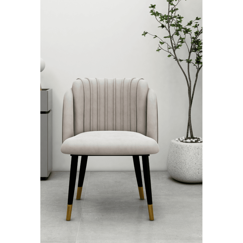 Milano velvet dining chair