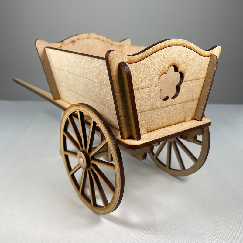Cart Planter - Flatpack Model Kit