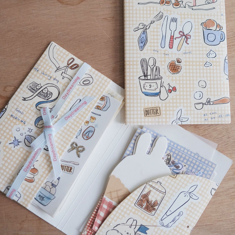 A Gator Life | Cream Bunny Journal Material Pack