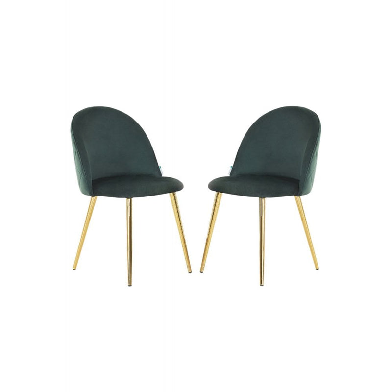 Lucia Velvet Dining Chair Set of 2
