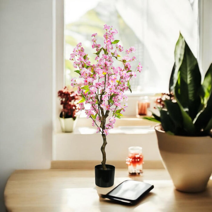 120CM ARTIFICIAL CHERRY TREE (PINK)