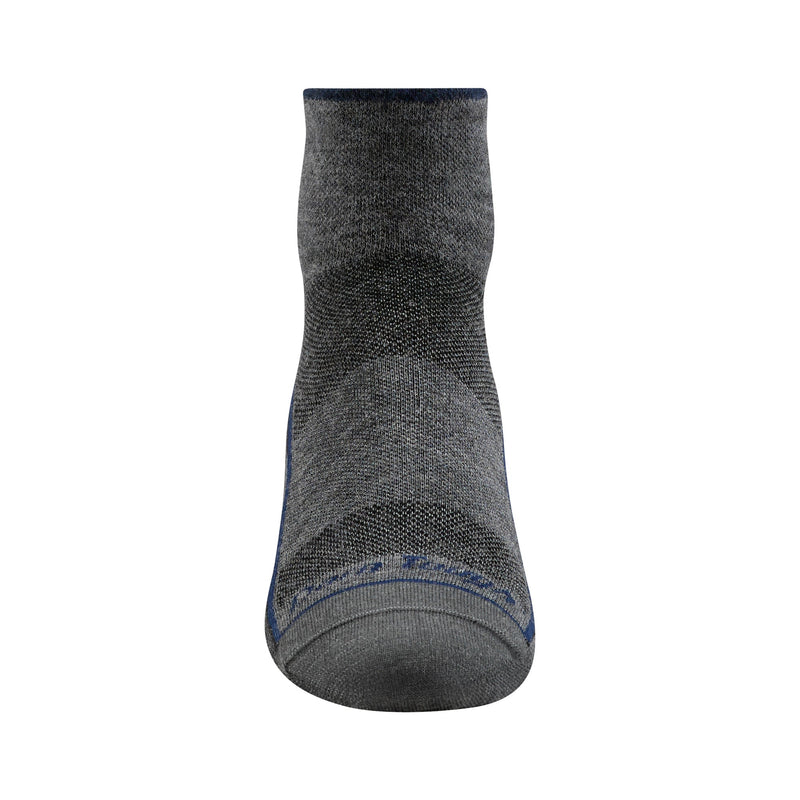 Mens Merino Wool Quarter Lightweight Running Seamless Socks