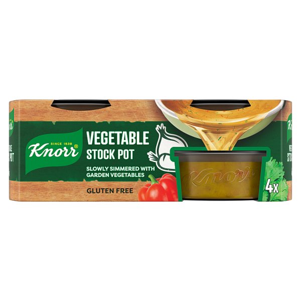 8 x Knorr  Stock Pot Vegetable 4X 28 G