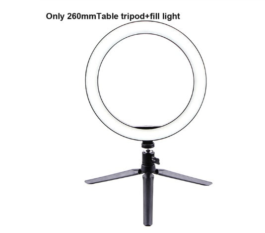26cm LED Ring Light with Tripod Stand & Phone Clip - Professional Studio Lighting for Photography, Video & Live Streaming