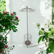172CM CREAM METAL COAT STAND/ UMBRELLA HOL - InStock