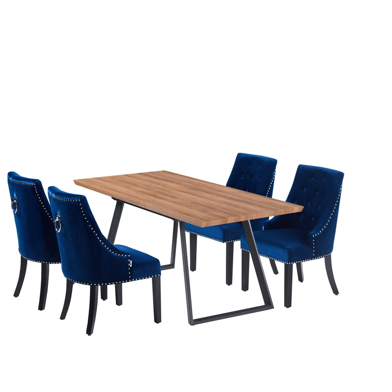 Windsor Toga Lux Dining Set | a Brown Table and Set of 4 Chairs