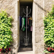175CM CREAM METAL COAT STAND/ UMBRELLA HOL - InStock